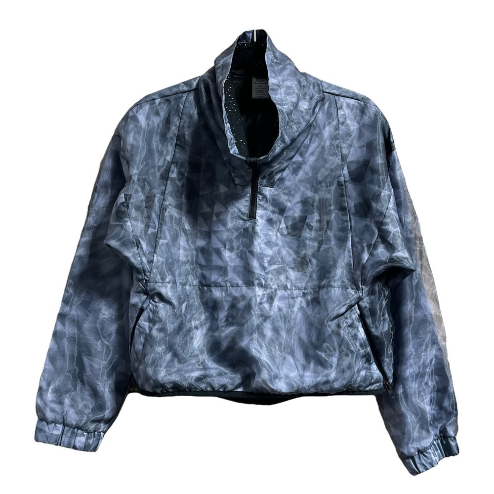 C9 by Champion Gray Geometric-Print Bomber Jacket